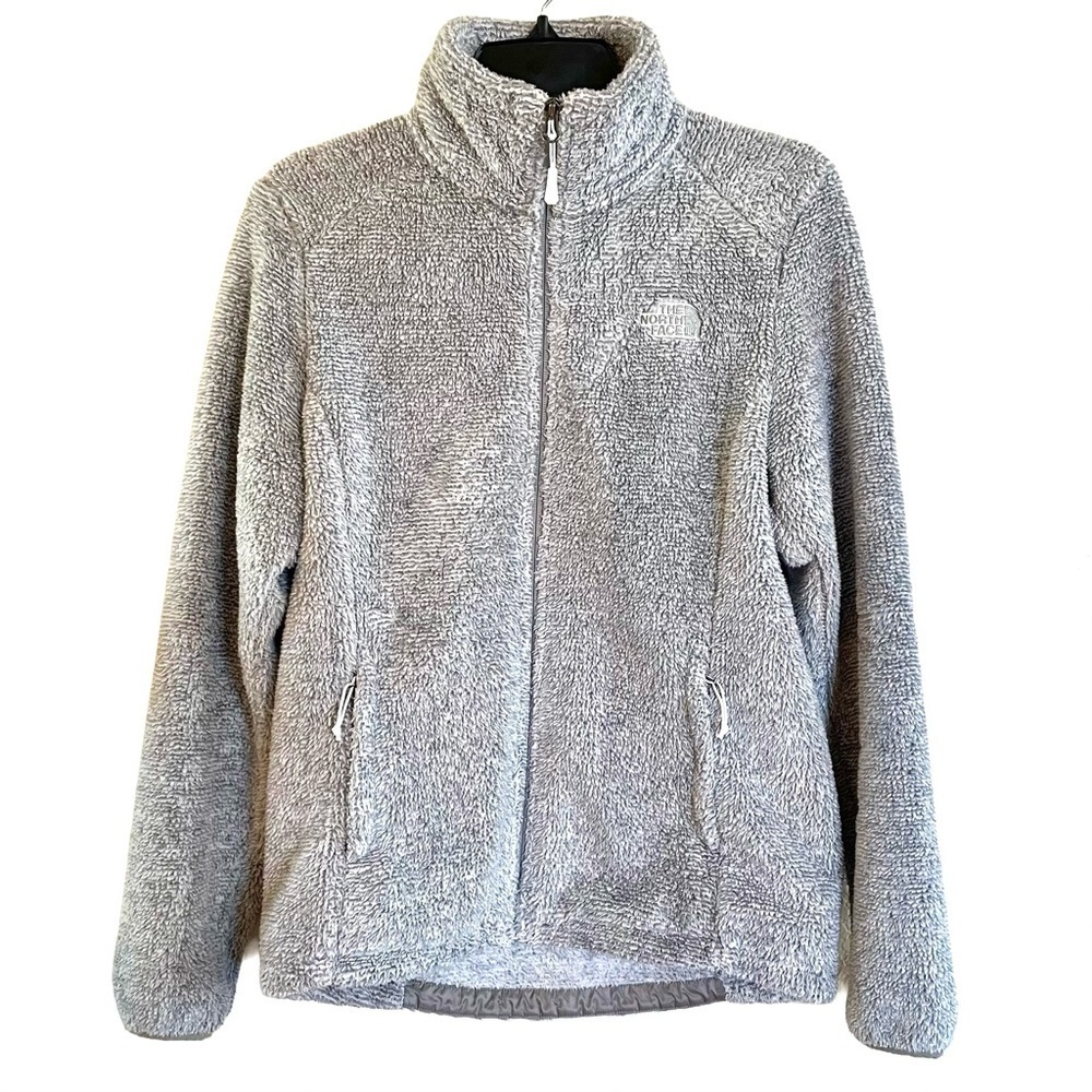 The North Face Women’s Osito Fleece Jacket M Gray Full Zip - Picture 2 of 10